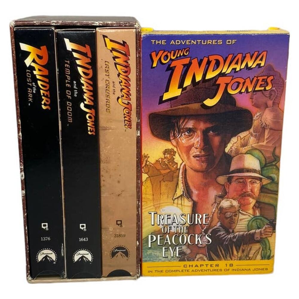 Indiana Jones VHS Bundle Box Set - Picture 4 of 15